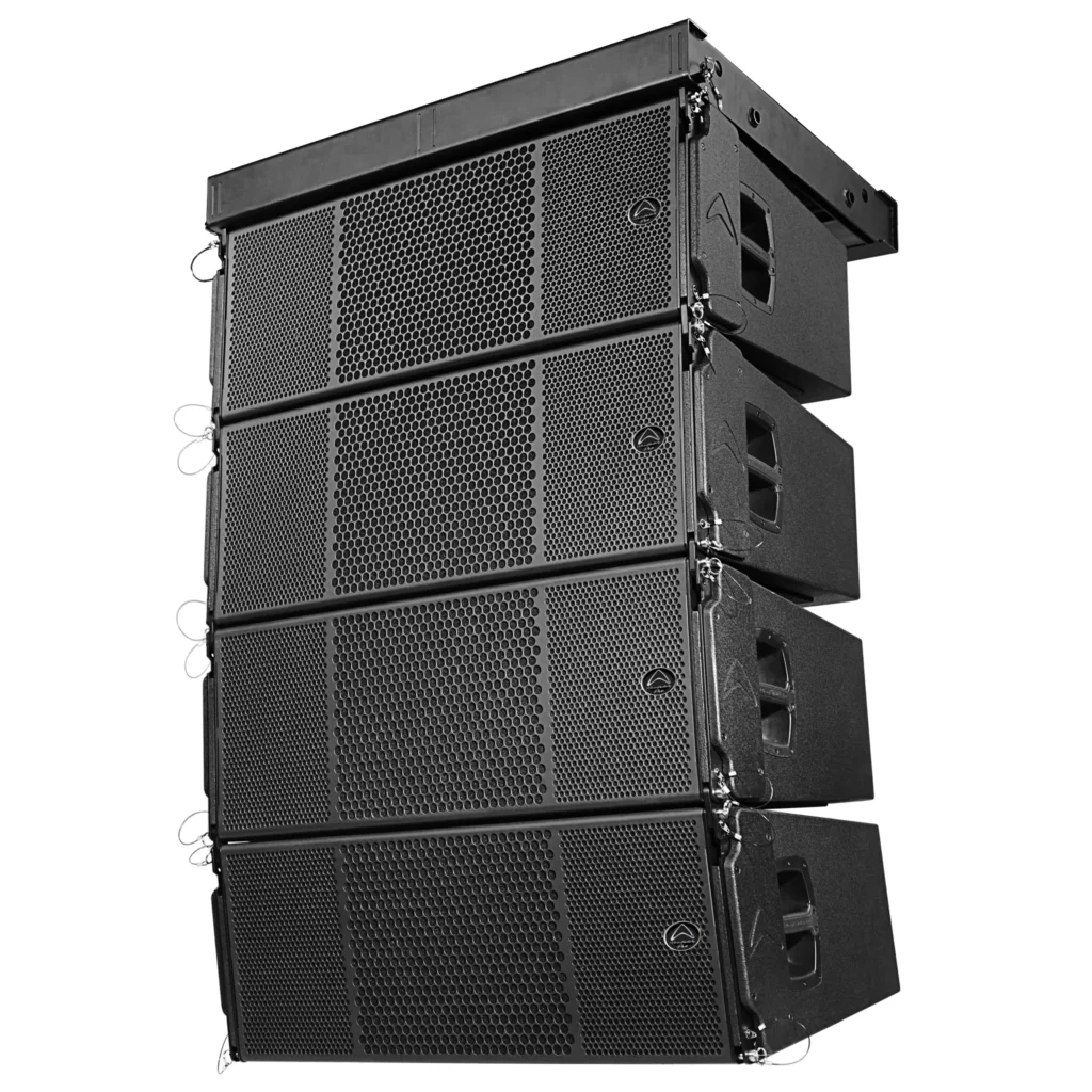 PA anlegg i form av line array